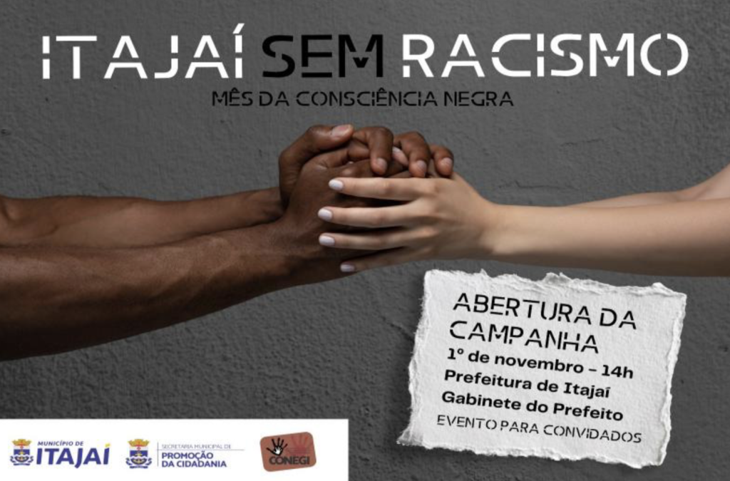 Confira a programação completa da campanha Itajaí Sem Racismo 2023