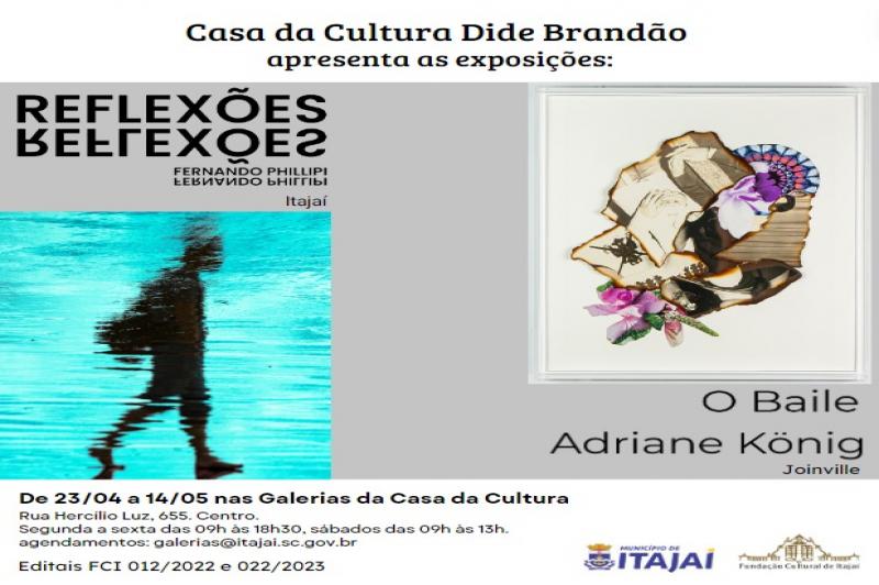 Exposições abrem para visitação na Casa da Cultura na terça-feira (23)