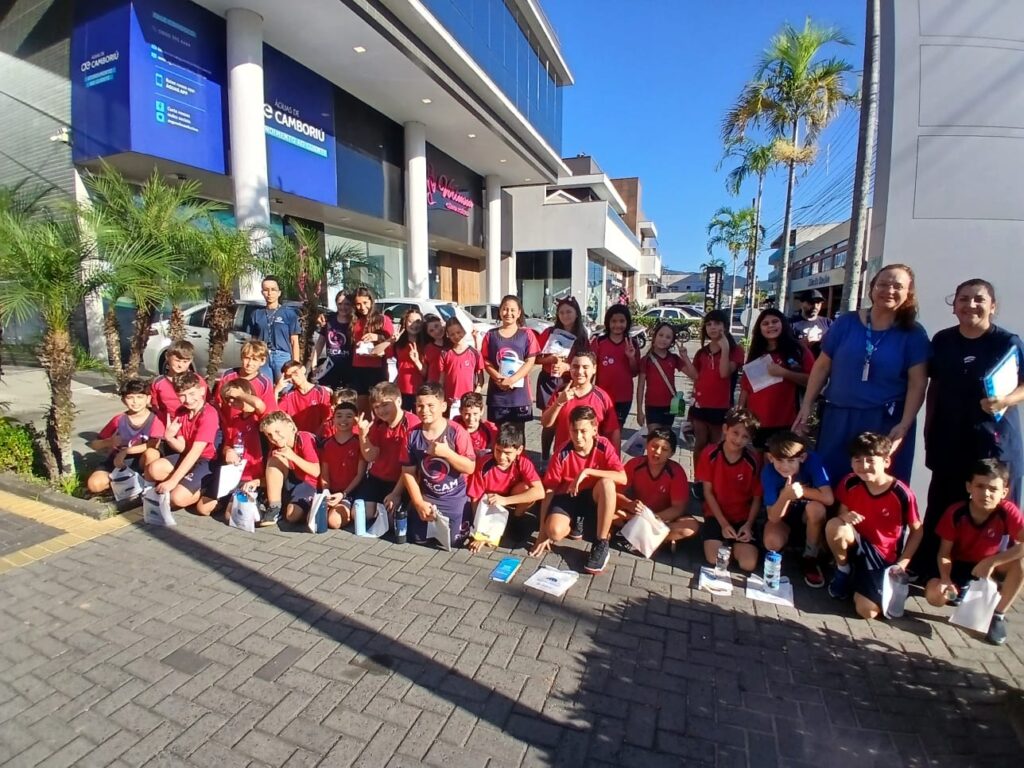 Programa Portas Abertas, da Águas de Camboriú, recebe mais de 60 alunos durante visita técnica